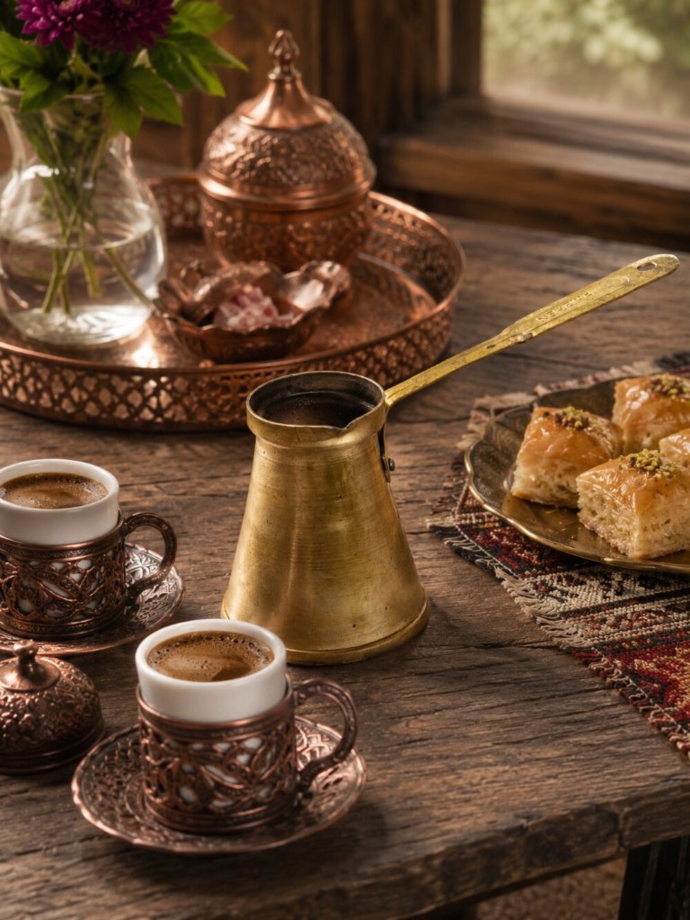 Vintage Brass "Prizren" Cezve (Turkish Coffee Pot)
